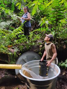 4. Conservación del agua. Aforo en nacimientos de agua